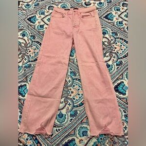 Wild Fable PINK Highest Rise Straight Jean